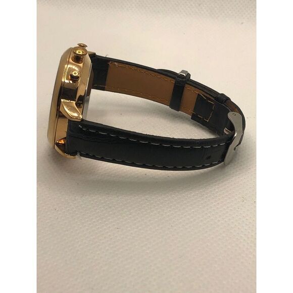 Fossil Q FTW5018 Women's Black Leather Analog Dial Wrist Hybrid Smart Watch HK45 - Picture 8 of 9